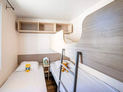 MOBILHOME 6 personnes - 2 chambres avec vue riviere Dimanche/Dimanche (29 m²) - n°64 à 72 6 personnes