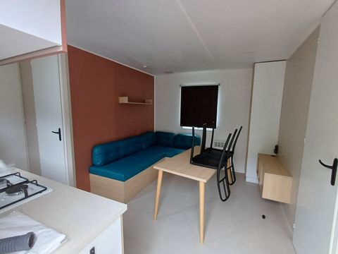 MOBILHOME 4 personnes - Mobil-home IRM 32m² / 2 chambres - terrasse (chien non admis) 1/4 pers