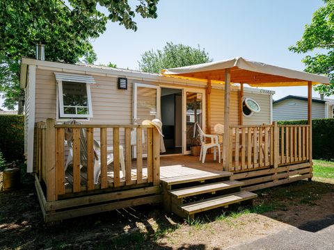 MOBILHOME 6 personnes - Mobil-home | Comfort | 2 Ch. | 4/6 Pers. | Terrasse surélevée | Clim.