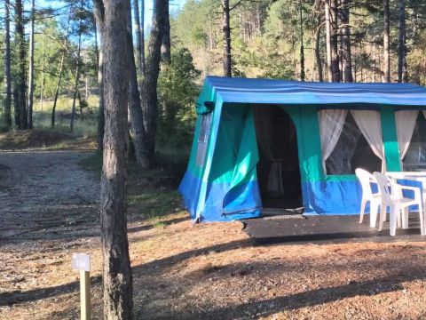 TENTE 5 personnes - Tente Navajo 4 Pièces 6 Personnes (4 adultes + 2 enfants) Sans Sanitaires