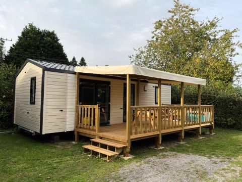 MOBILHOME 4 personnes - Mobil Home Confort Plus 2 CH - Terrasse semi couverte 4 personnes