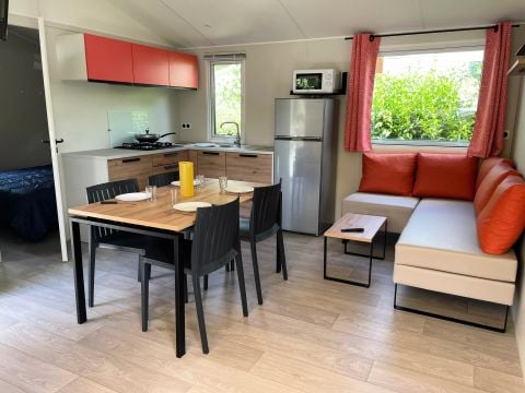 MOBILHOME 4 personnes - Mobil Home Confort Plus 2 CH - Terrasse semi couverte 4 personnes