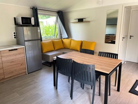 MOBILHOME 4 personnes - Mobil Home Confort Plus 2 CH - Terrasse semi couverte 4 personnes