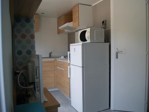 MOBILHOME 4 personnes - Mobile-home Aglandau Confort 20m² - 1 chambre - terrasse semi-couverte -