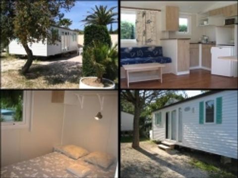 MOBILHOME 6 personnes - Mobile-home Cayanne Standard 31m² - 2 chambres - terrasse semi-couverte -