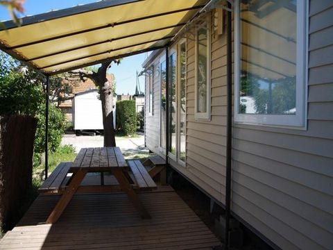 MOBILHOME 6 personnes - Mobile-home Grassois Standard 33m² - 3 chambres - terrasse semi-couverte -