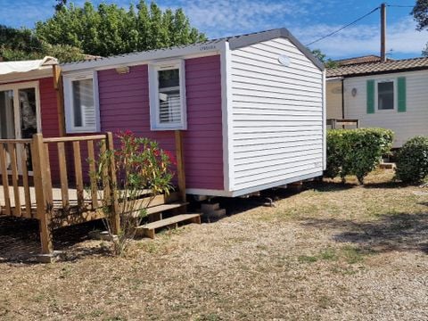 MOBILHOME 6 personnes - Mobile-home Grassois Confort 33m² - 3 chambres -  terrasse semi-couverte - clim -