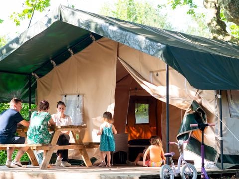 TENTE TOILE ET BOIS 7 personnes - SAFARI LODGE