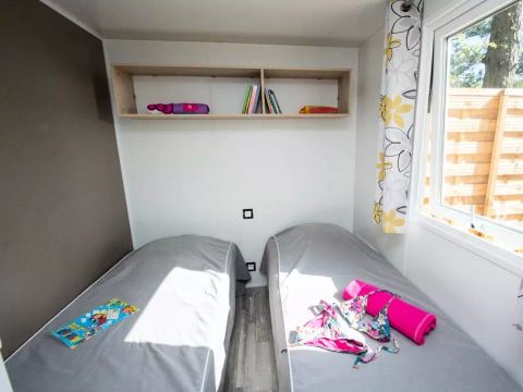 MOBILHOME 6 personnes - Cottage Romarin 4 Pièces 6 Personnes Climatisé Spa Privatif