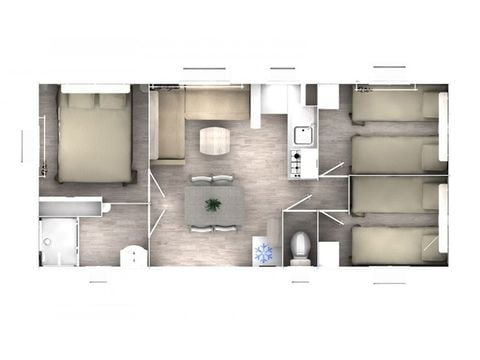 MOBILHOME 6 personnes - EVOLUTION